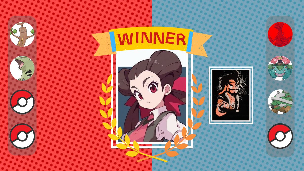 <a href="/JumaanBoruto/">ᅠᅠ𝐗𝖸 ﹠̲ 𝖹.</a> <a href="/RustboroHonors/">Roxanne</a> This was an intense battle between grass and rock types, and the judging panel didn't find this one easy, but there can only be one winner.

The winner of #TypeTilt, and taking it all is...

<a href="/RustboroHonors/">Roxanne</a>! A round of applause for our winner and runner-up, everyone!