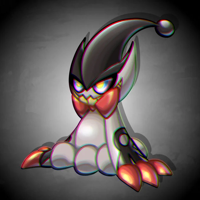 redesigned two #fakemon from my childhood