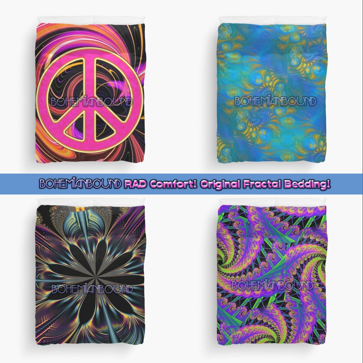 BohemianBound's tweet image. Bohemian Bound Bedding at Redbubble! High quality Original Fractal, 3D, Global &amp;amp; Folk Art Comforters, Throw Blankets &amp;amp; Duvets! Check them out today! #throwblankets #throws #comforters #duvetcovers #buyintorealart #realdigitalart redbubble.com/people/bohemia…