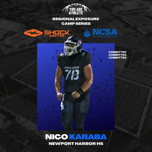 Nico Karaba (@nicokaraba) on Twitter photo Excited to compete at the <a href="/youareathlete/">You Are Athlete</a> camp on the 27th <a href="/ShockDoctor/">Shock Doctor</a> <a href="/Lumberjack36/">Eddie Steele aka Coach Steele</a> <a href="/CoachHuizar/">Coach Huizar</a> <a href="/CoachLofthouse/">CoachPeterLofthouse</a> <a href="/Coach_Dre_/">Andre Velazquez</a> Excited to compete at the <a href="/youareathlete/">You Are Athlete</a> camp on the 27th <a href="/ShockDoctor/">Shock Doctor</a> <a href="/Lumberjack36/">Eddie Steele aka Coach Steele</a> <a href="/CoachHuizar/">Coach Huizar</a> <a href="/CoachLofthouse/">CoachPeterLofthouse</a> <a href="/Coach_Dre_/">Andre Velazquez</a>