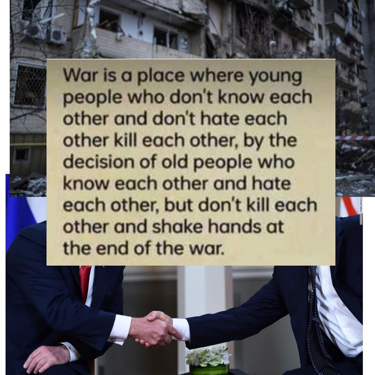 VillageVeganUK's tweet photo. 'War is a place where the young kill one another without knowing or hating each other, because of the decision of old people who know and hate each other, without killing each other.'
Erich Hartmann #NotInMyName https://t.co/cwiQ1TfjDw