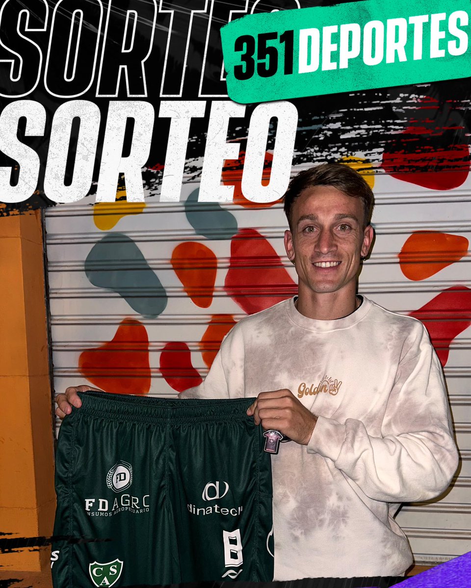 351Deportes's tweet photo. 💣 ¡SORTEO DEL HOMBRE DEL MOMENTO!

‼️ Mientras los hinchas de #Instituto esperan la indumentaria oficial, en #351Deportes sorteamos el short de Guido Mainero de #Sarmiento.

🚨 Requisitos:
✅ Seguir a @351Deportes .
✅ Dar RT
✅ Etiquetar a dos personas en los comentarios.

🎁 El lunes 15/01 damos a conocer el ganador/a del sorteo.