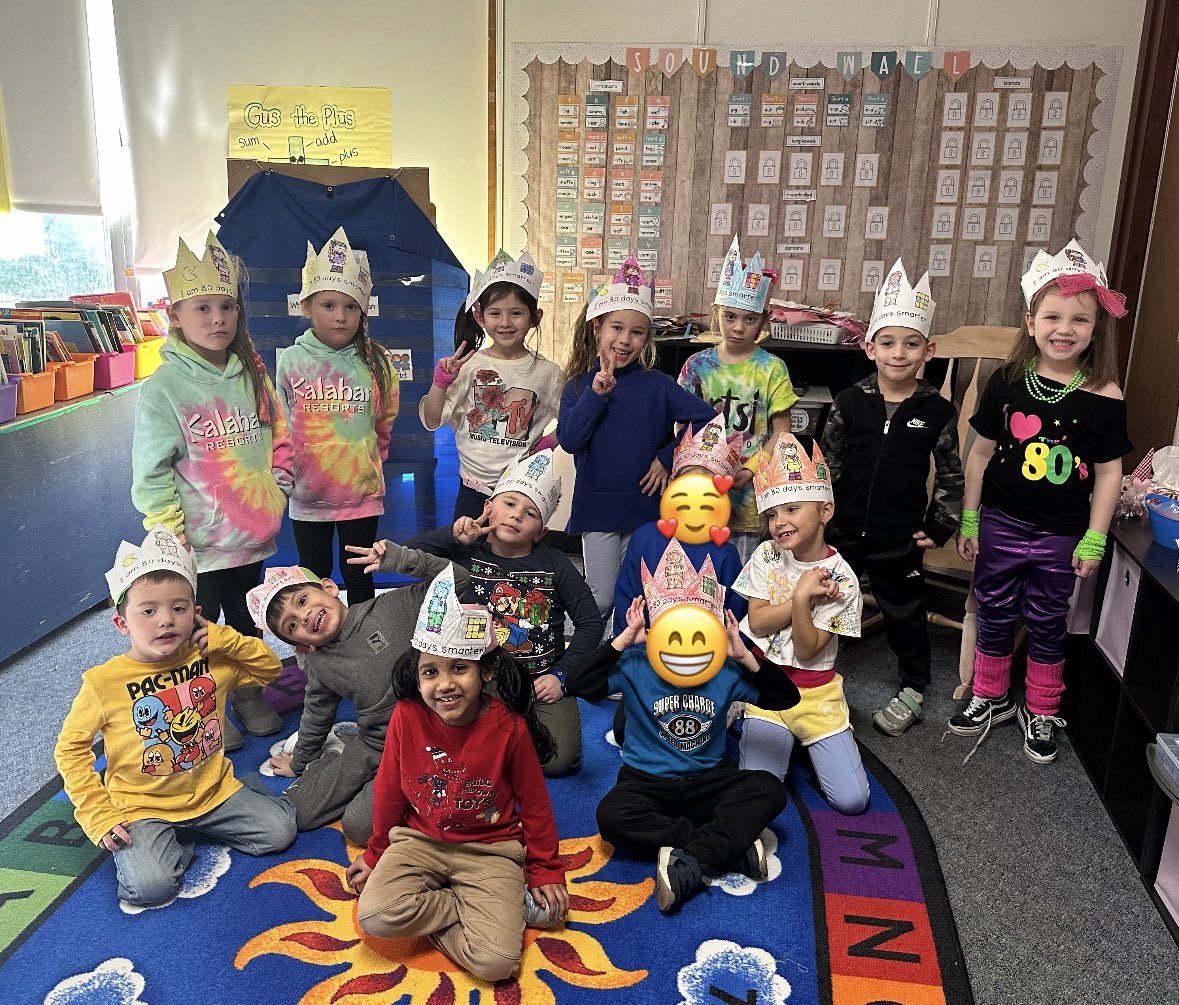 mrsroddykinder's tweet photo. 80th day of kindergarten fun! 🥰 https://t.co/zk2Vkdc1GD