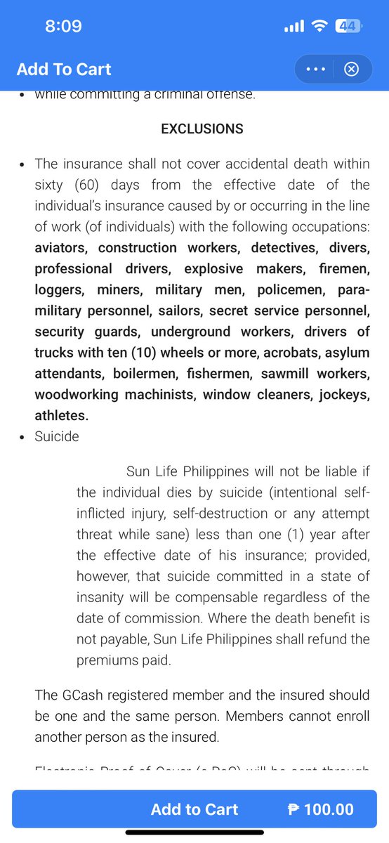 imincriesis's tweet photo. @SunLifePH can you expound more when you say professional drivers? What are the occupations under this? Thank you! https://t.co/19Enmz4rAk