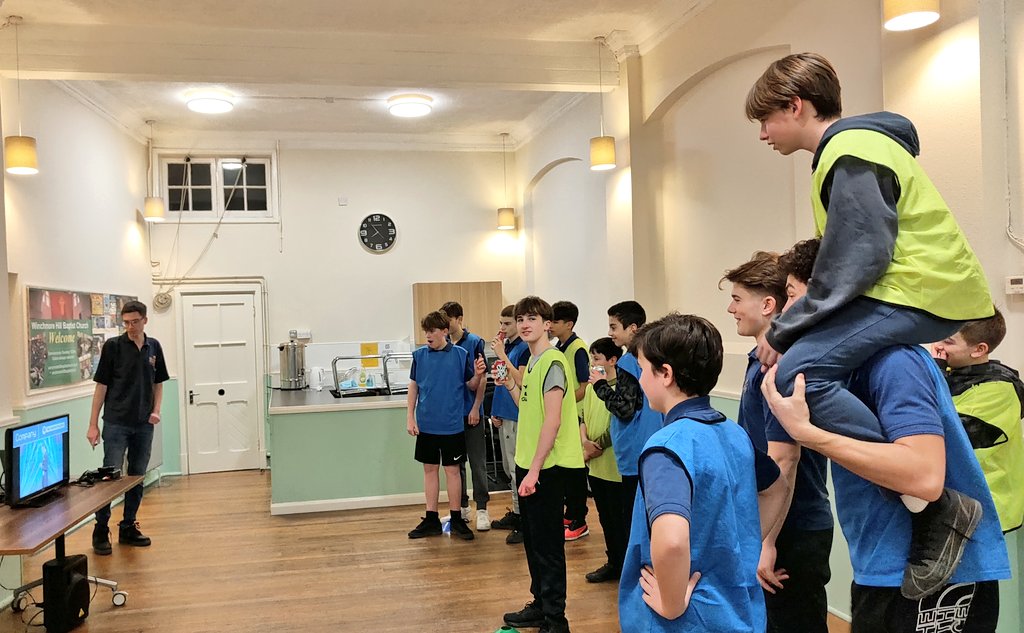 Our Company/Seniors lads were back tonight... playing ⚽ football 🏀 Basketball 🏏 Football Cricket 🤾‍♂️ Dodgeball and more!!! They also thought about what talents/gifts people have through a quiz and exploring the 🪙 Parable of The Talents in the Bible #BBadventure