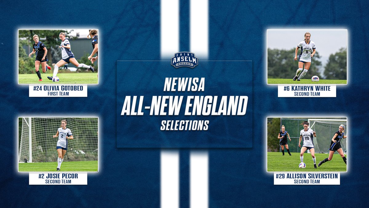 STAHawksWSOC's tweet photo. Congratulations to Olivia Gotobed, Kathryn White, Josie Pecor, and Allison Silverstein on being named to NEWISA Division II All-New England teams! ⚽️👏

📰: https://t.co/ZOMe3r8gaE

#HawksSoarHigher https://t.co/F0w67wjtyg