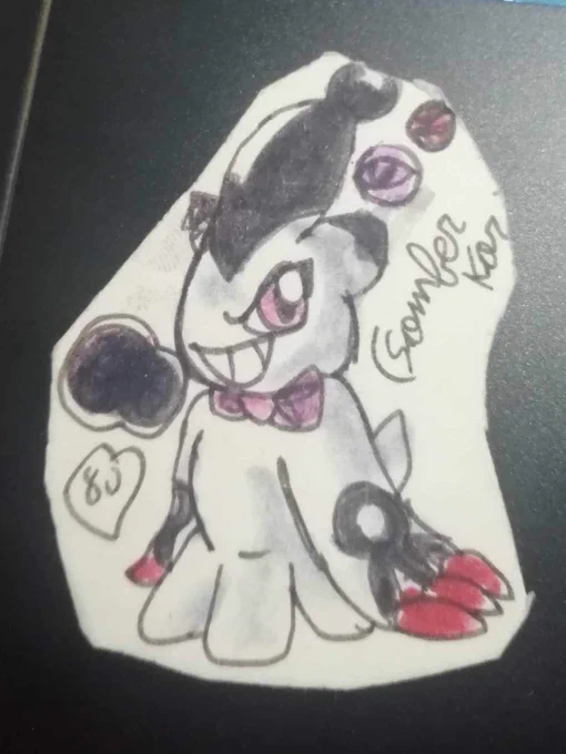 redesigned two #fakemon from my childhood