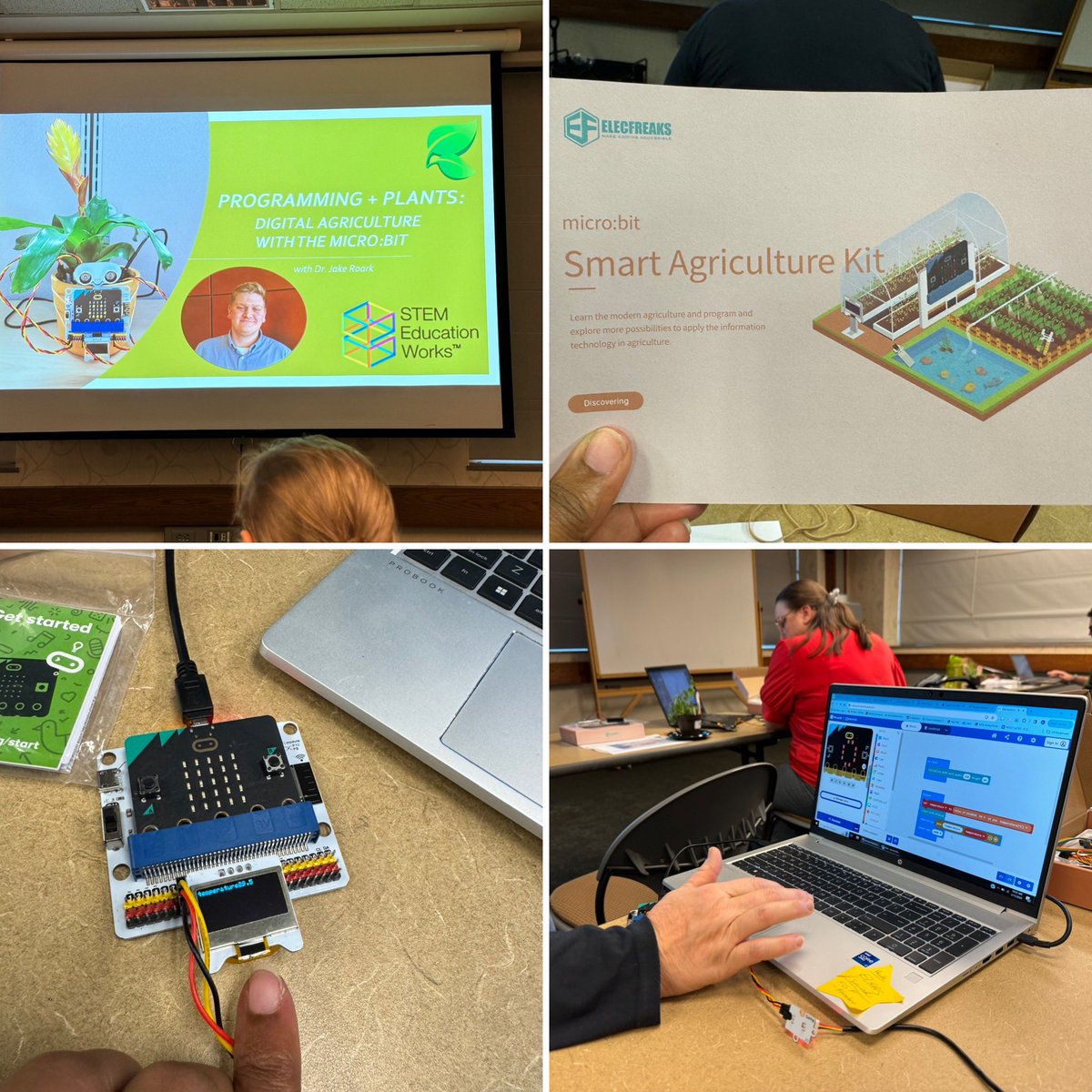 Our students are about to embrace the future of agriculture- Agro robotics!!! #thisishoweSTEM #engineeringthefuture #programmingwithplants @PurdueSTEM