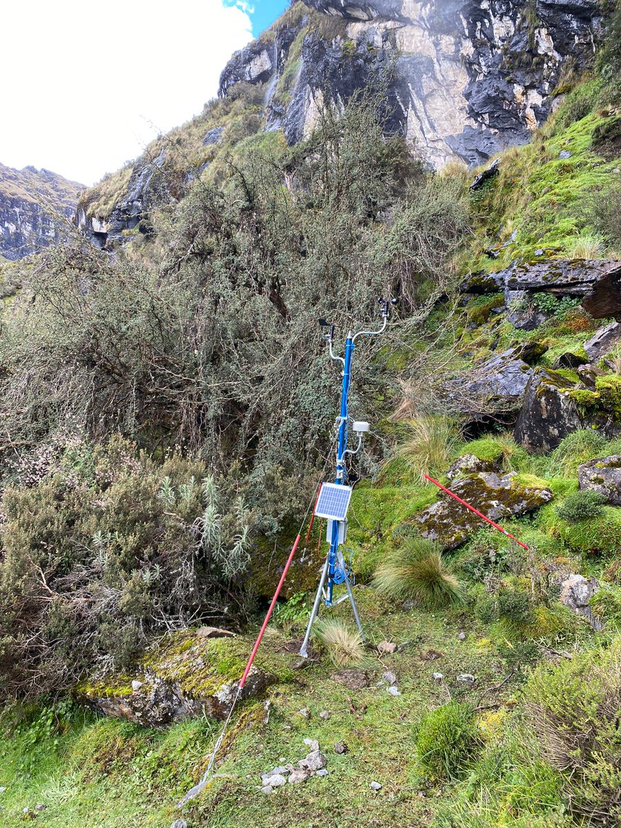 Gaby_jgingag's tweet photo. ¡Lo logramos equipo @claurendeau y @UContinental! 💪🏔
Estación meteorológica instalada en la comunidad campesina de #Chaquicocha, #Parihuanca, #Huancayo a más de 4000 msnm en el bosque de #quinual para estudiar cómo afecta la variabilidad climática en el crecimiento de  los 🌳 https://t.co/9ZQPwM4VtB
