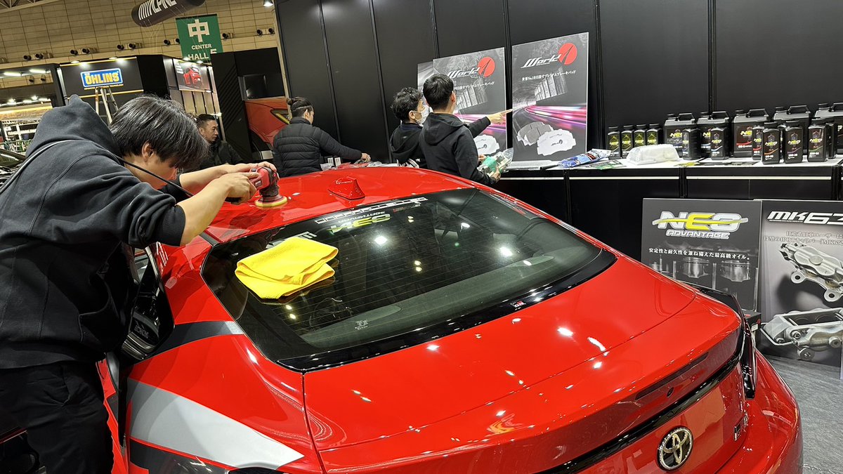 fronticecoating's tweet photo. いよいよ始まりました👍
東京オートサロン2024🙌

DTM様のブースに展示されている
GR86/33GTR
施行を任せていただきました🤟
ありがとうございます

中ホール4 DTMブースにてお待ちしております😌
オートサロン開催中にご予約いただいた方にはいい事があるみたいですよ…😏
お待ちしております！ https://t.co/a73R5LN60Y