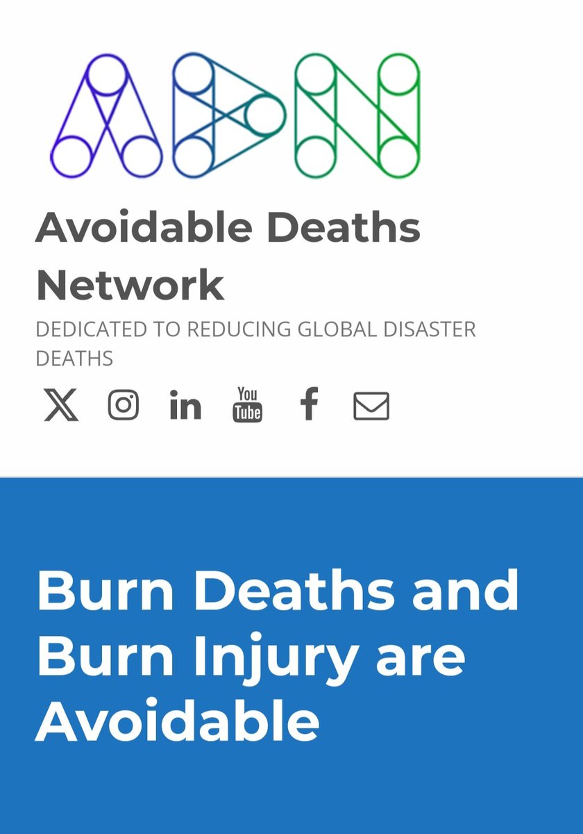 5 world-leading experts from five countries across four continents will speak about #FireSafety, #burns #prevention, #prehospital burn care, #electrical burns & challenges in improving burn care across our least resourced communities! @bayuo_jonathan @tanveerplastic @daniellis21