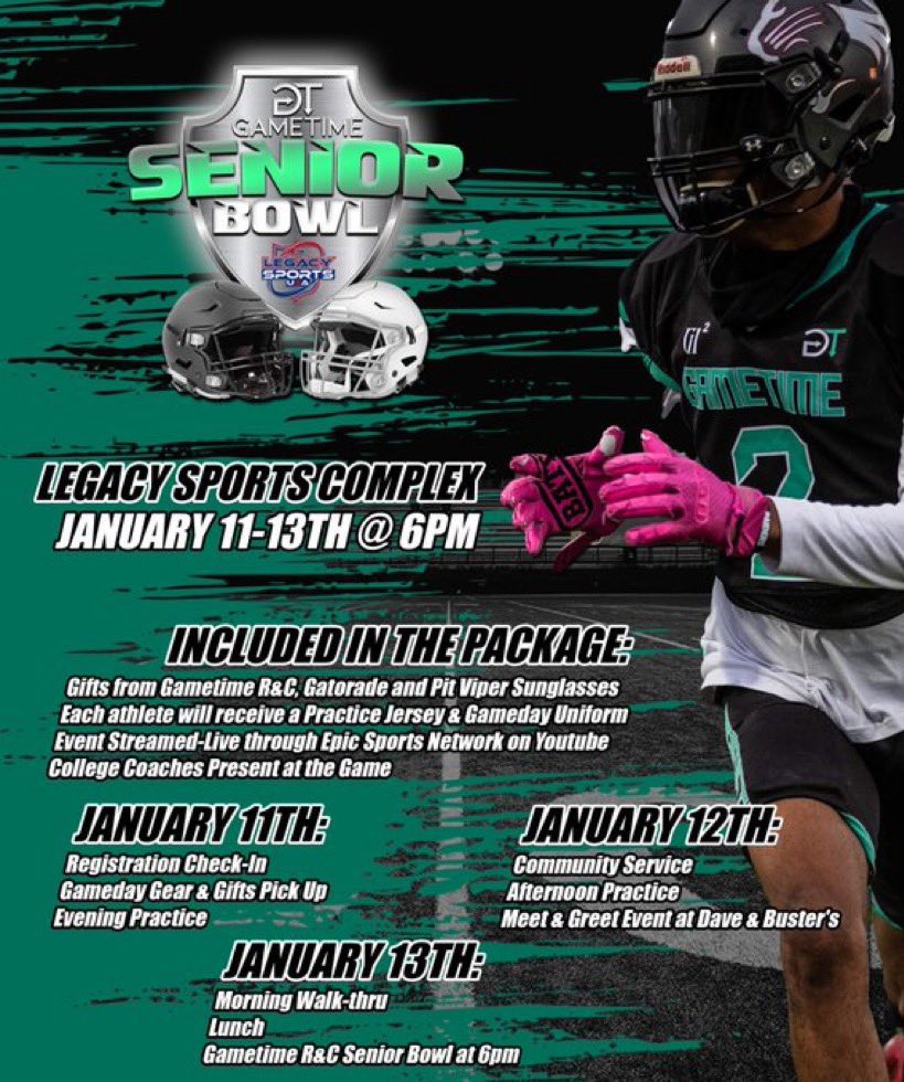 Blessed to be apart of the Arizona Senior Bowl