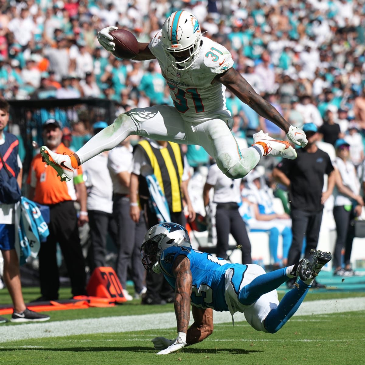 FinsXtra's tweet photo. 🏅 Raheem Mostert has been nominated for the FedEx Ground Player of the Year award (@NFL) #FindUp https://t.co/9qkFdoEodI