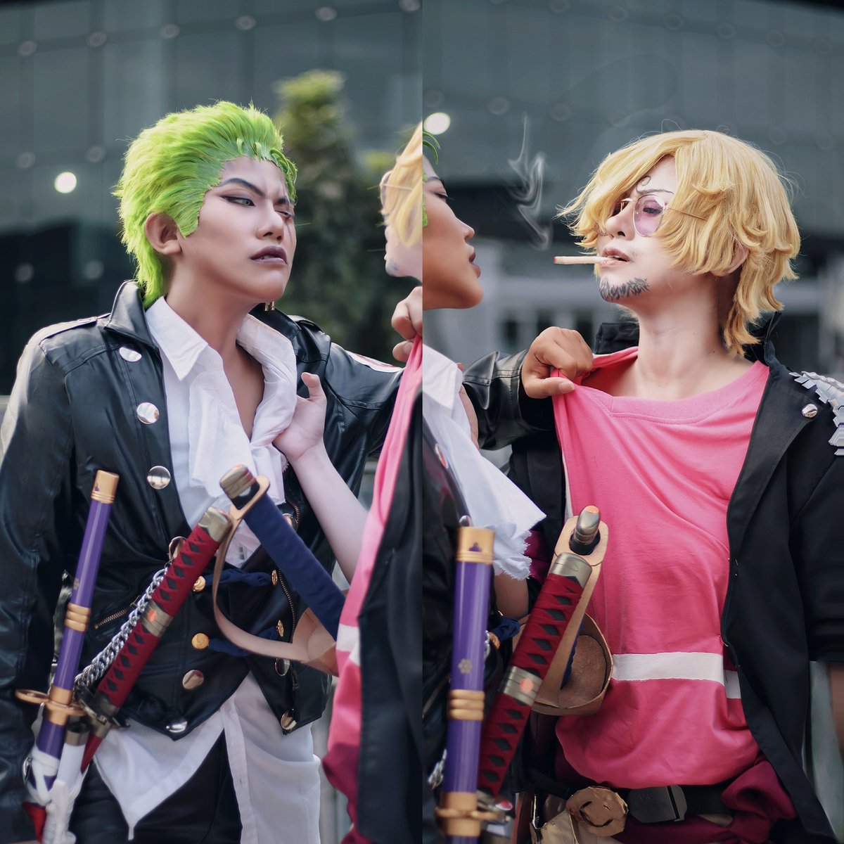 reijiqk's tweet photo. More pictures at Fan page /IG : Guretocosplay
.
@Toya_nooto
#onepiececosplay #วันพีชคอสเพลย์ #ワンピース #roronoazoro #sanji #vinsmokesanji #โซซัน #ZS #zosan #ゾロサン #サンジ
#ゾロ #索香 #ゾサ #onepieceflimred #zosancosplay https://t.co/QiLjirORMv