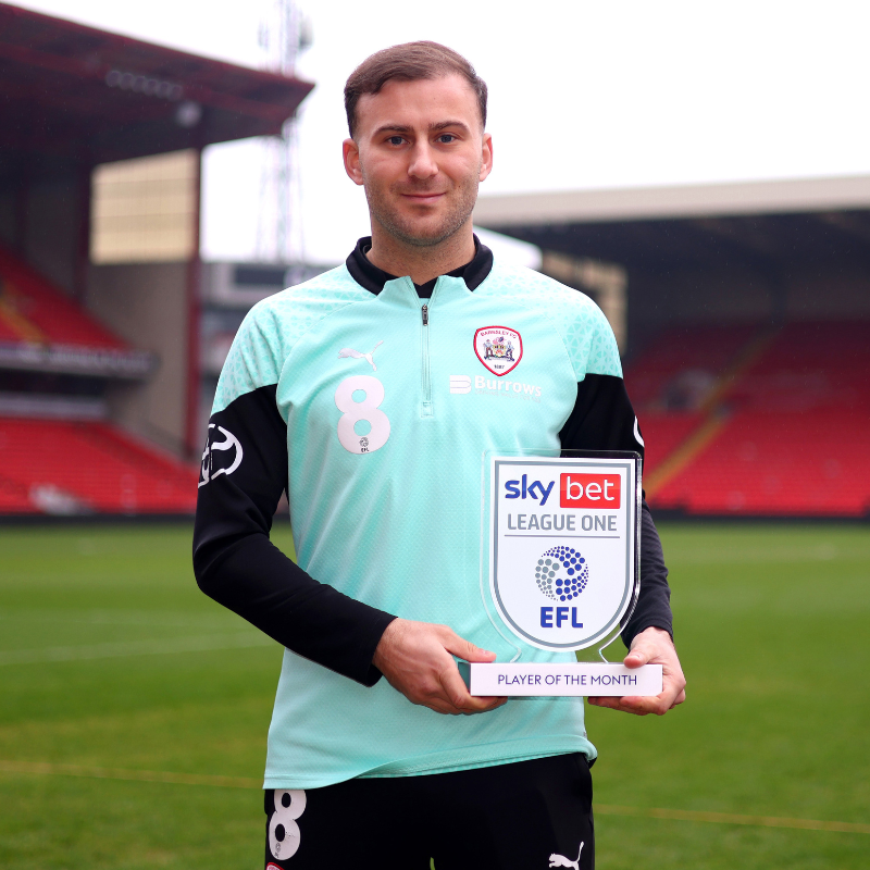 BarnsleyFC's tweet photo. 🏆 December delight for Herbie!