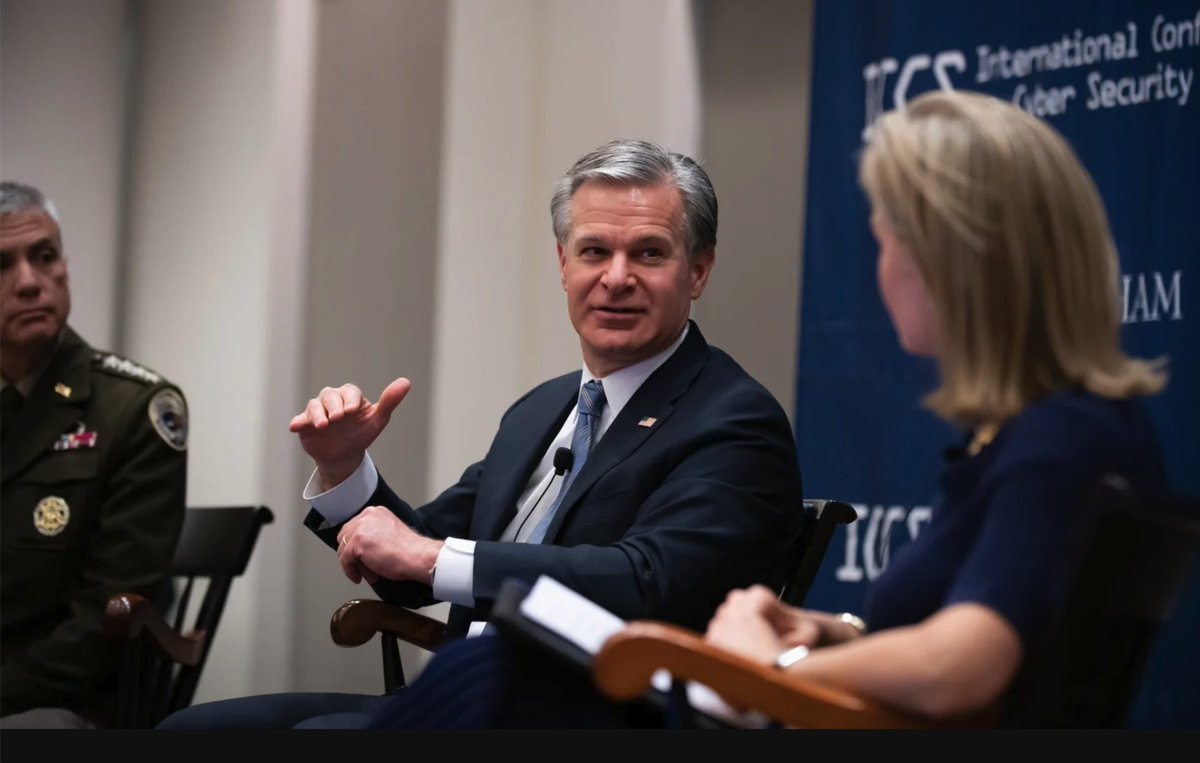 NAJournal1's tweet photo. U.S. Elections in 2024 Are Secure from Foreign Interference, FBI Director Wray Says https://t.co/Gj2nVKT6cZ https://t.co/wI5wv4YFhQ