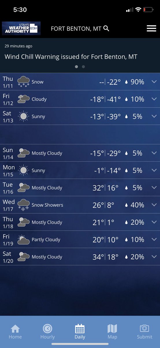 ‘Feet’ of #TheGreatestSnowOnEarth piling up here through this weekend, but my hometown back in MT feeling the 🥶 Definitely remember those double digit below zero days growing up #MadeinMontana