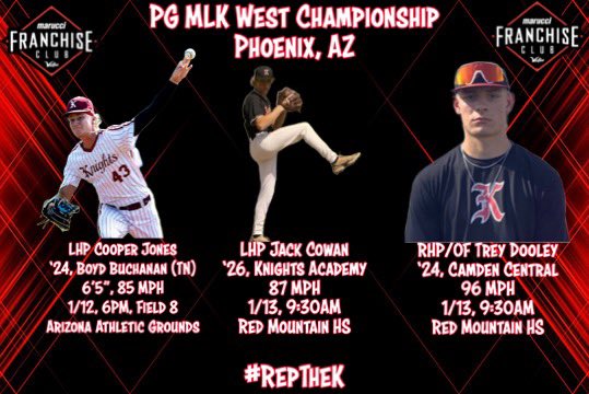 Uncommitted Alert! 18u National begins tournament play in the @perfectgameusa MLK West Championship on Friday #RepTheK @pg_tourney @pg_uncommitted