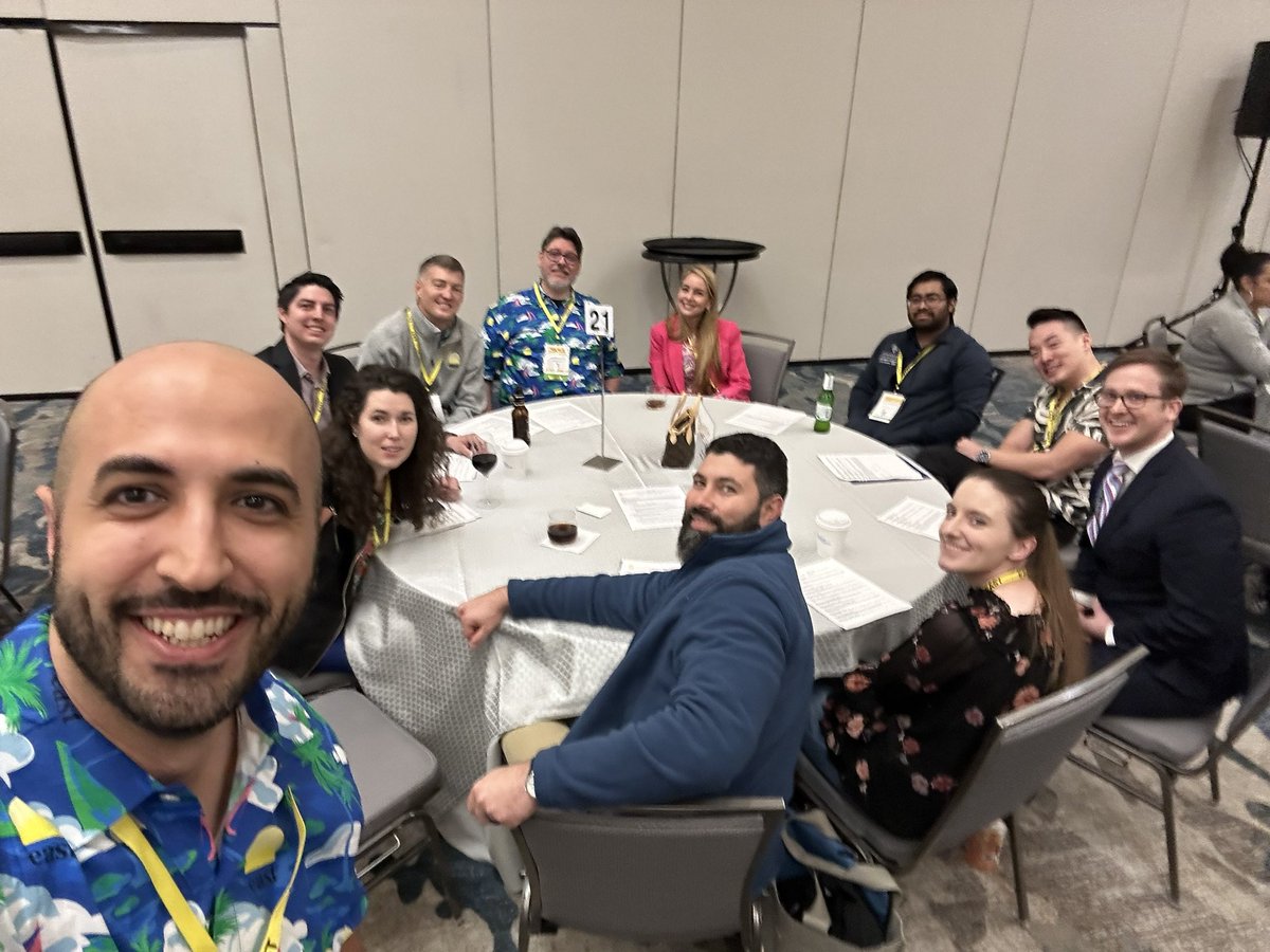 Packed tables x2 at the .<a href="/EAST_TRAUMA/">EAST</a> Global Surgery no suit, no problem table. A huge thanks to .<a href="/pferrada1/">Paula Ferrada MD FACS FCCM MAMSE</a> PanAmerican Trauma Society president for co-leading the table.  .<a href="/AmCollSurgeons/">American College of Surgeons</a> ca

And thanks to Dr McKnight and the Career Development Committee! #EAST2024