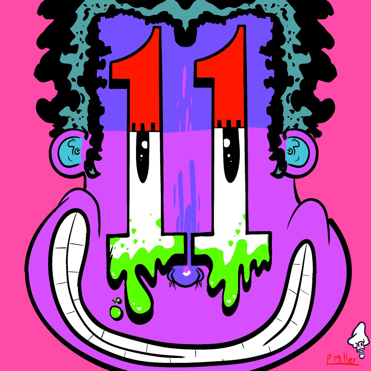 goodtimecomics's tweet photo. Check out todayโs sketch. It needed color which took longer, luckily it was simple.
#todaysdrawing #11 #trippy #eleven #sketchbook #dailyart #art #fastart #drawing #artist #colorful #drip #weirdart #selftaughtartist #365drawings #challengemakeup https://t.co/sIRia2Csin