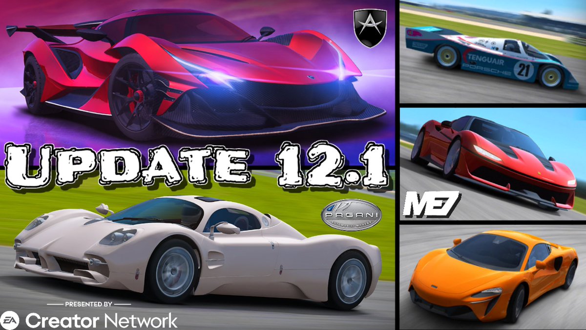 ME7_RR3's tweet photo. Update 12.1 video with all the information you need 👉 https://t.co/OXpkigIRHB @realracing https://t.co/nqg5atYy0U