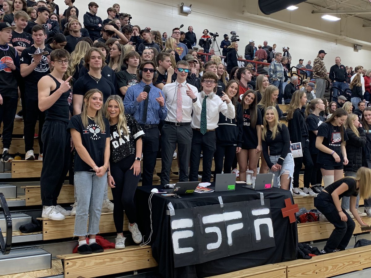 Looks like this incoming winter storm didn’t stop the World Wide Leader from taking the trip to Nappanee!!

I’m also here, looking for a great NLC showdown between Northridge (10-2) and NorthWood (8-3)