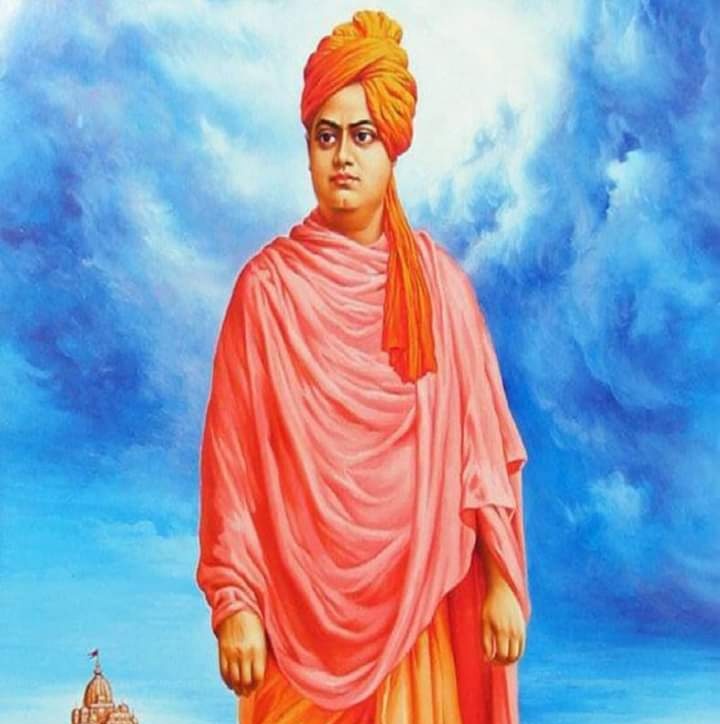 उत्तिष्ठत जाग्रत प्राप्य वरान्निबोधत.
अपनी विद्वता व कर्म कुशलता से माँ भारती को गौरवान्वित करने वाले, करोड़ों युवाओं के आदर्श, सनातन धर्म के ज्ञानपुंज, कर्मयोगी, चिर युवा, #स्वामी_विवेकानंद जी की जन्म जयंती #राष्ट्रीय_युवा_दिवस पर शत् शत् नमन् वन्दन 
#SwamiVivekanandaJayanti