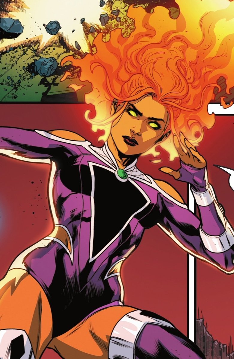 girIsofdc's tweet photo. Starfire in Titans: Beast World (2023) #4 https://t.co/QaHpoDZz8o