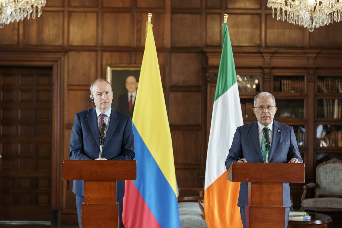 CancilleriaCol's tweet photo. Irlanda ha brindado un importante apoyo a la paz en Colombia. Desde 2016, ha compartido sus experiencias y aportado valiosa cooperación internacional. https://t.co/7Pz2UhriL4