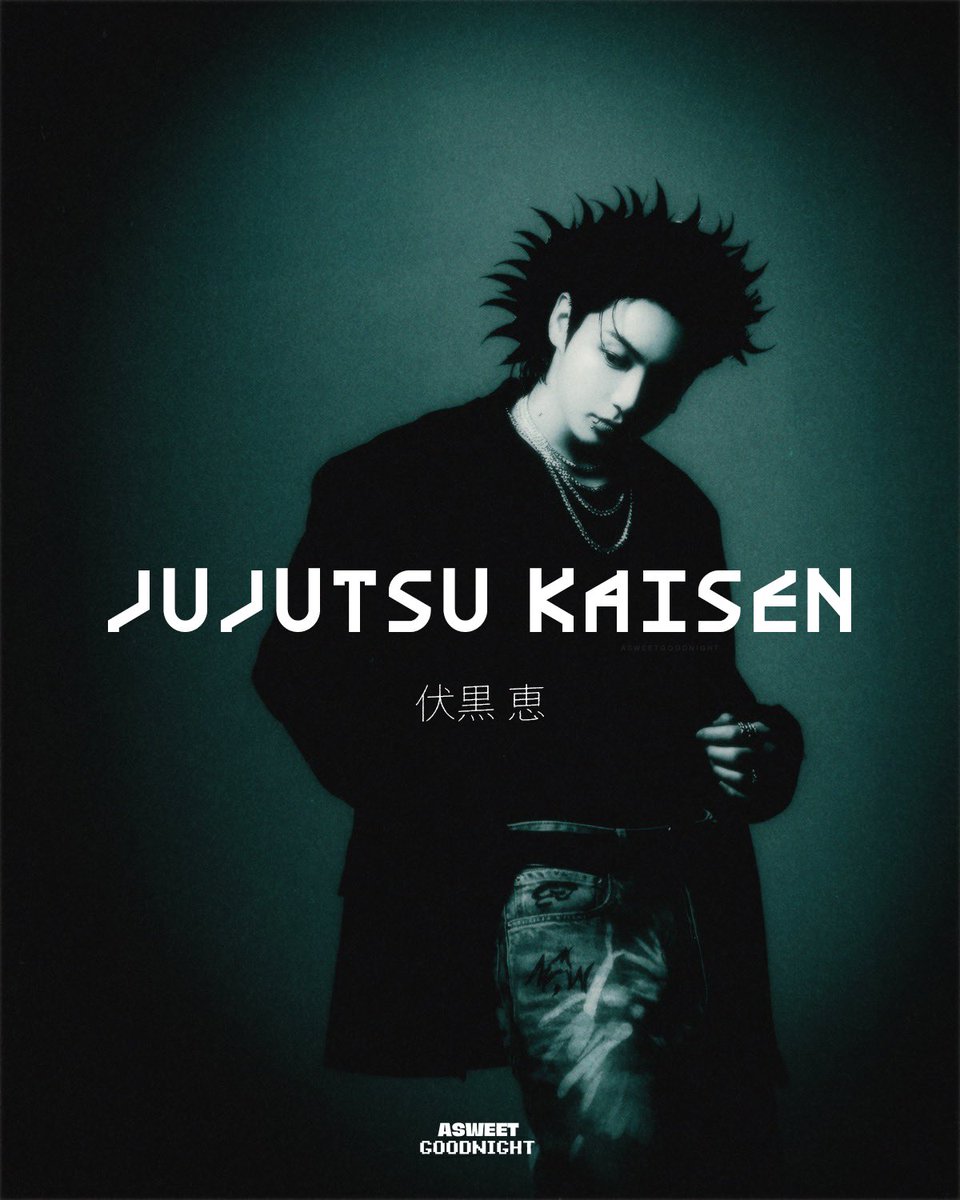 asweetgoodnight's tweet photo. JUNG KOOK x JUJUTSU KAISEN https://t.co/V7lMLqmgHl