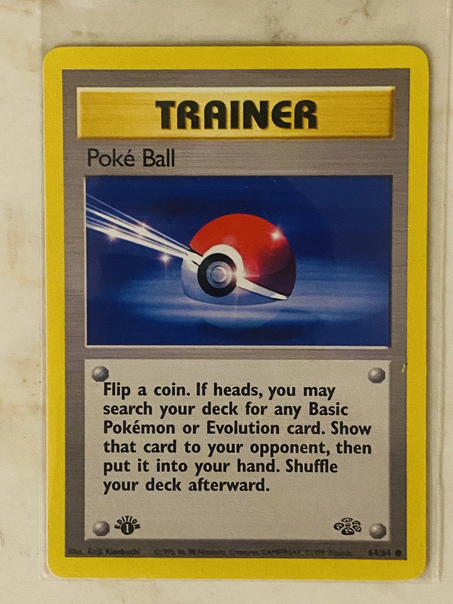 HMACards's tweet photo. 🚨🚨🚨GIVEAWAY🚨🚨🚨
1st Edition Poké Ball Trainer from 1999 Pokémon Jungle Set
Must retweet AND like in order to be eligible to win
Winner will be selected 01/15/24 at 9 PM EST (US shipping only). Must be following to win
Good luck! Tag your friends! 🫶
#Pokemon #HMACards https://t.co/pzTV2nbjHv
