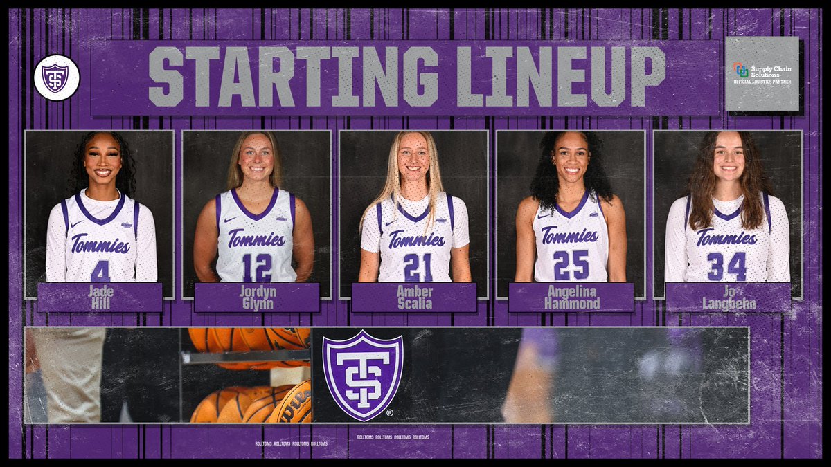 Tonight's Starting 5 vs. the Jackrabbits

#RollToms | #SummitWBB