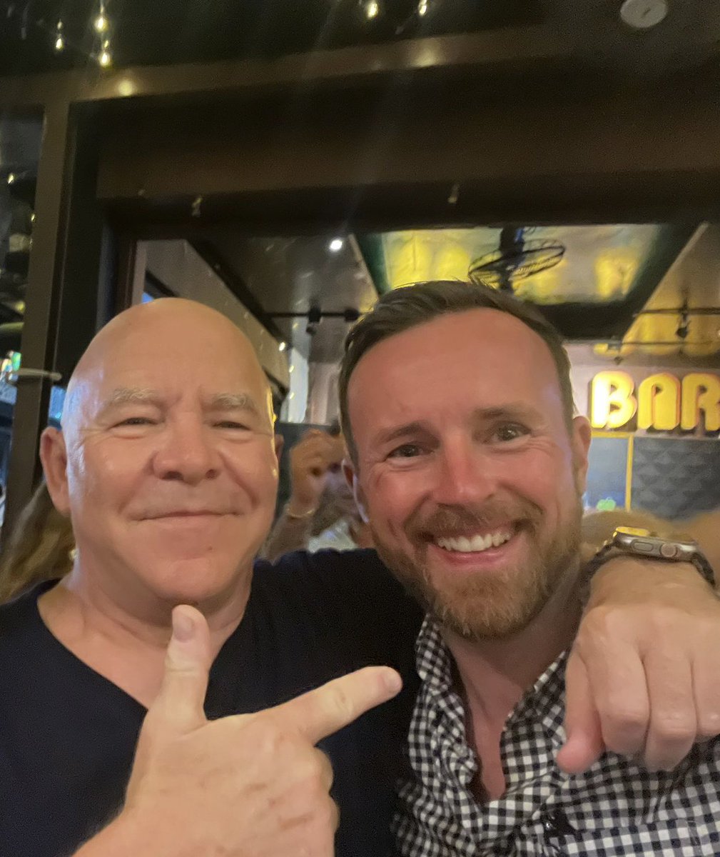 PaulELilley's tweet photo. @DomLittlewood fantastic to see you again mate, we’ll sort our builder out one way or another #RogueTrader #TheOneShow https://t.co/dME30b2uDF