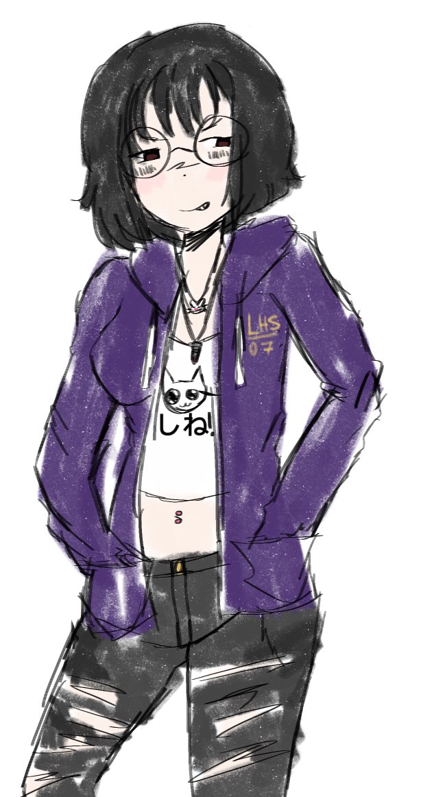 samodeIkina's tweet photo. her name is madison. former cheerleader turned femcel, jeffery’s older sister, super senior, drug dealer who has the craziest beef with emily. 

hello again #classof09oc tag https://t.co/2yn4R7BLlE
