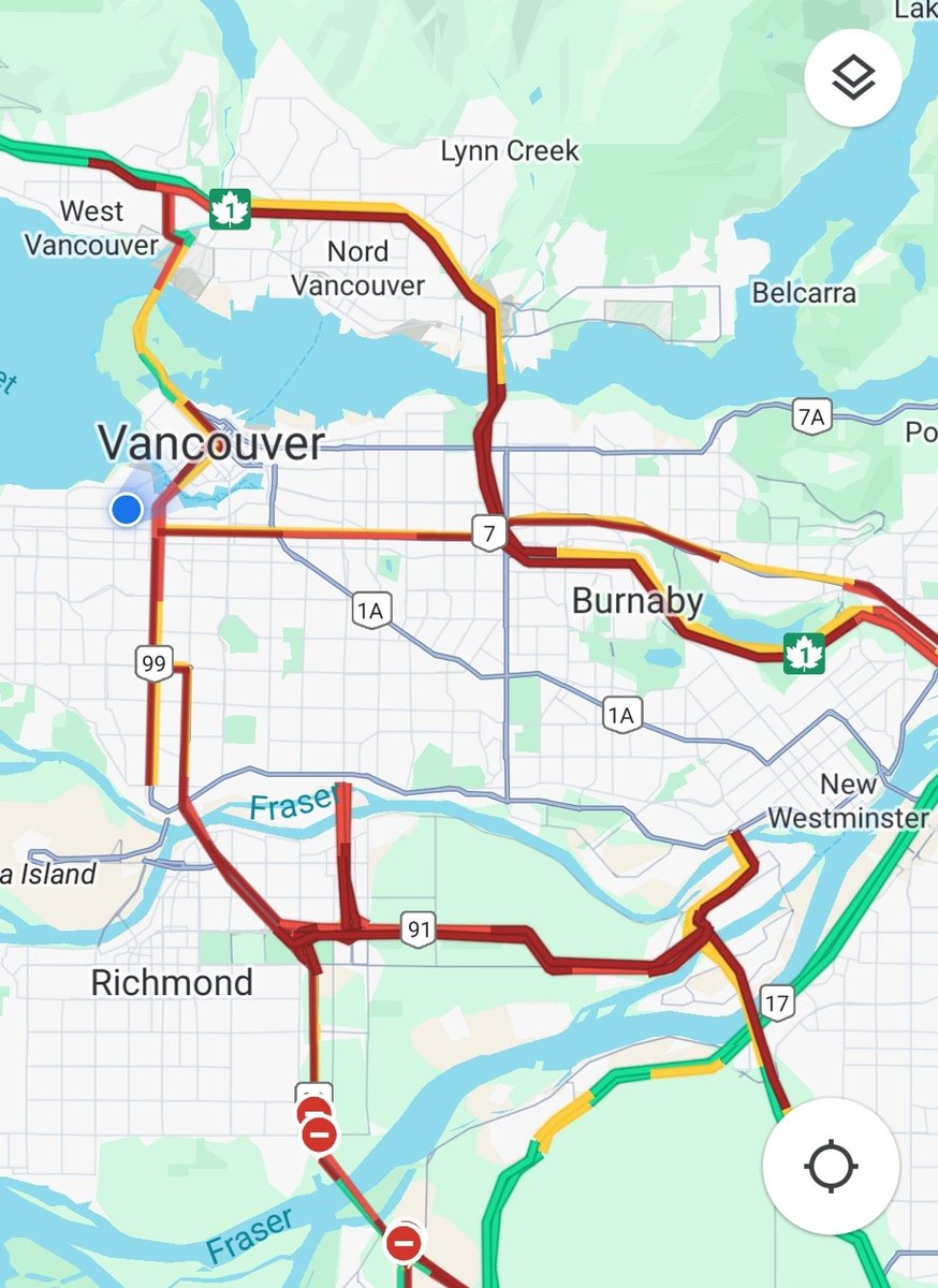 Prima nevicata a Vancouver