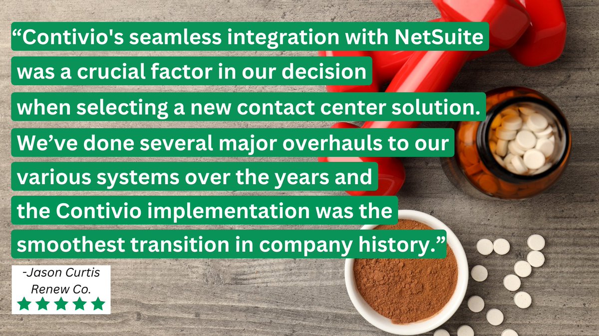 Contivio's tweet photo. Renew Co. Overcame Outdated Call Center Woes and Achieved a 10% Efficiency Boost with Contivio. 🌐 Dive into the success story below! #CustomerSuccess #OperationalEfficiency @NetSuite #ContactCenterSolutions ✨
Renew Co. - Contivio https://t.co/mmQHp8CGIc https://t.co/TzqTf6mI0c