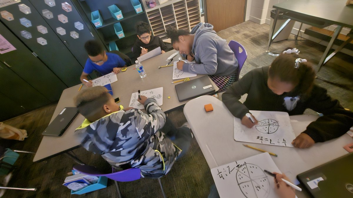 mafernan_ESE's tweet photo. Getting my kids excited about dividing fractions by turning it into a game. Engagement is the key to excitement! #mysterybasket @HumbleISD_HE @MrsVelasco_HE https://t.co/lQm2pAepHd