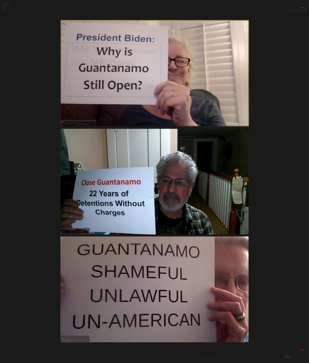 AmnestySac's tweet photo. #PresidentBiden Close Guantanamo Now! Guantanamo is shameful, unlawful and un-American. #CloseGuntanamoNow https://t.co/Fy5tTmlf0d