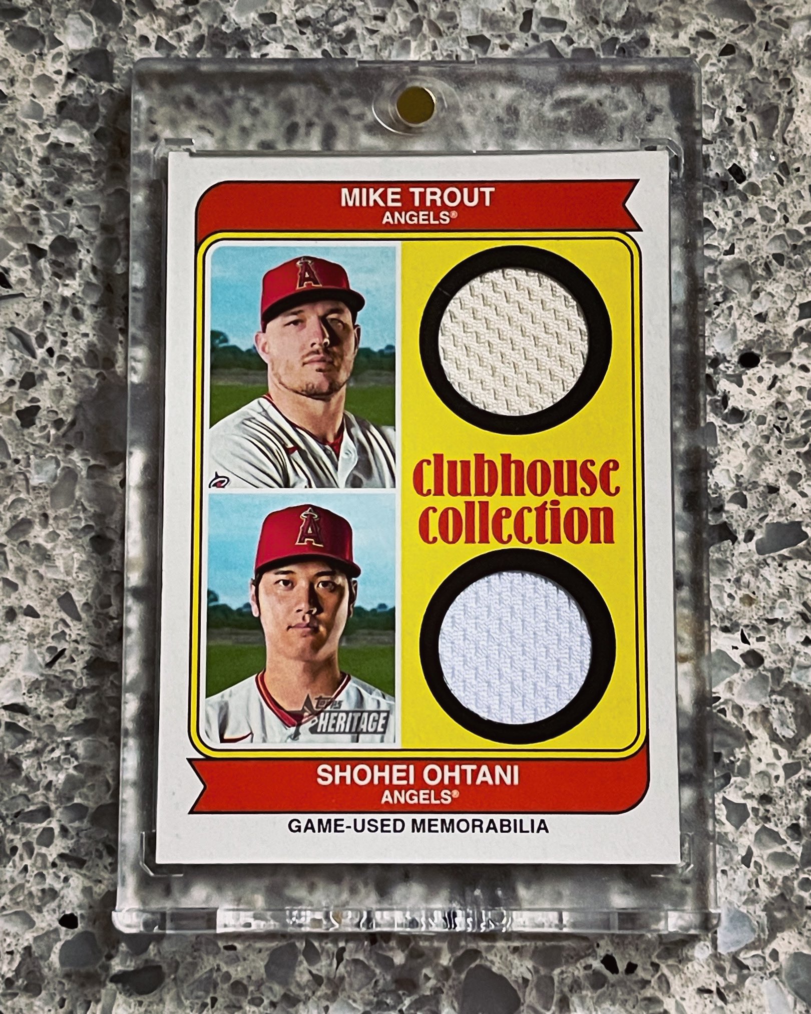 世界で2枚】TROUT/OHTANI/PUJOLS RELIC COMBOS The Trout Farm on X