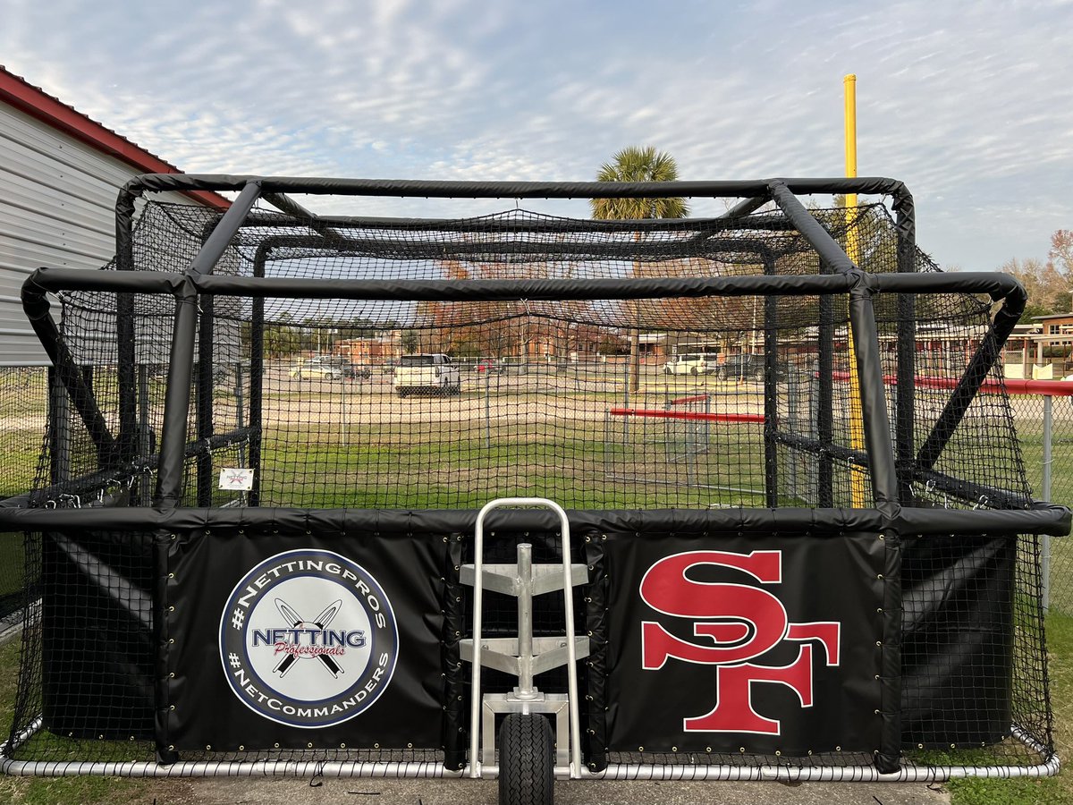 WillMinor09's tweet photo. 🚨 2024 BP TURTLE ALERT!!! 🚨
Check out our latest @NettingPros BP Turtle Pro 🐢 for @SFHSRaiderBSBL ⚾ in Alachua, FL. 🔥
#NettingPros x #SFHSBaseball https://t.co/RrkZttEIJn