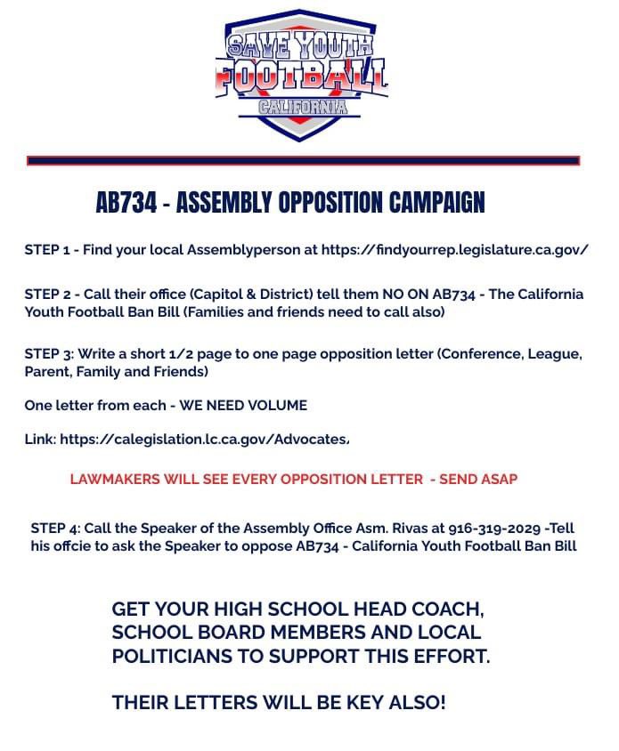 A call and a letter, that’s all we ask for! #NOonAB734