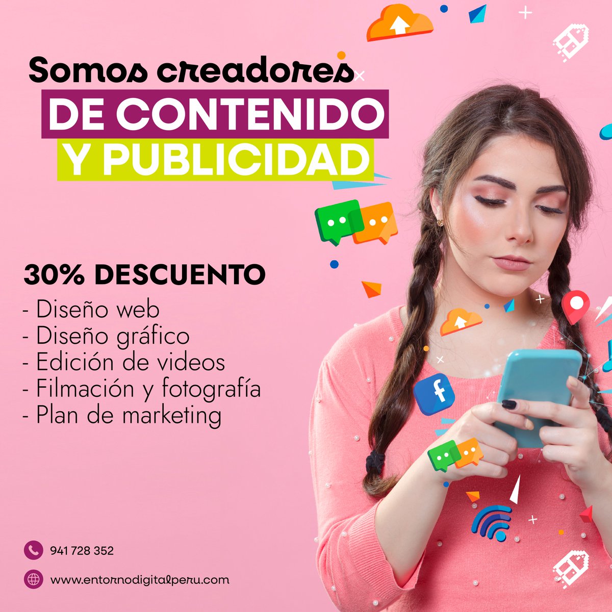 📷Aumenta tu presencia, atrae a tu audiencia y destaca en un mar de competencia.📷 ¡Descubre cómo podemos llevar tu mensaje a nuevos horizontes!📷
#Marketingdigital #Publicidad #Publicidaddigital #RedesSociales #SocialMedia #Socialmediatips