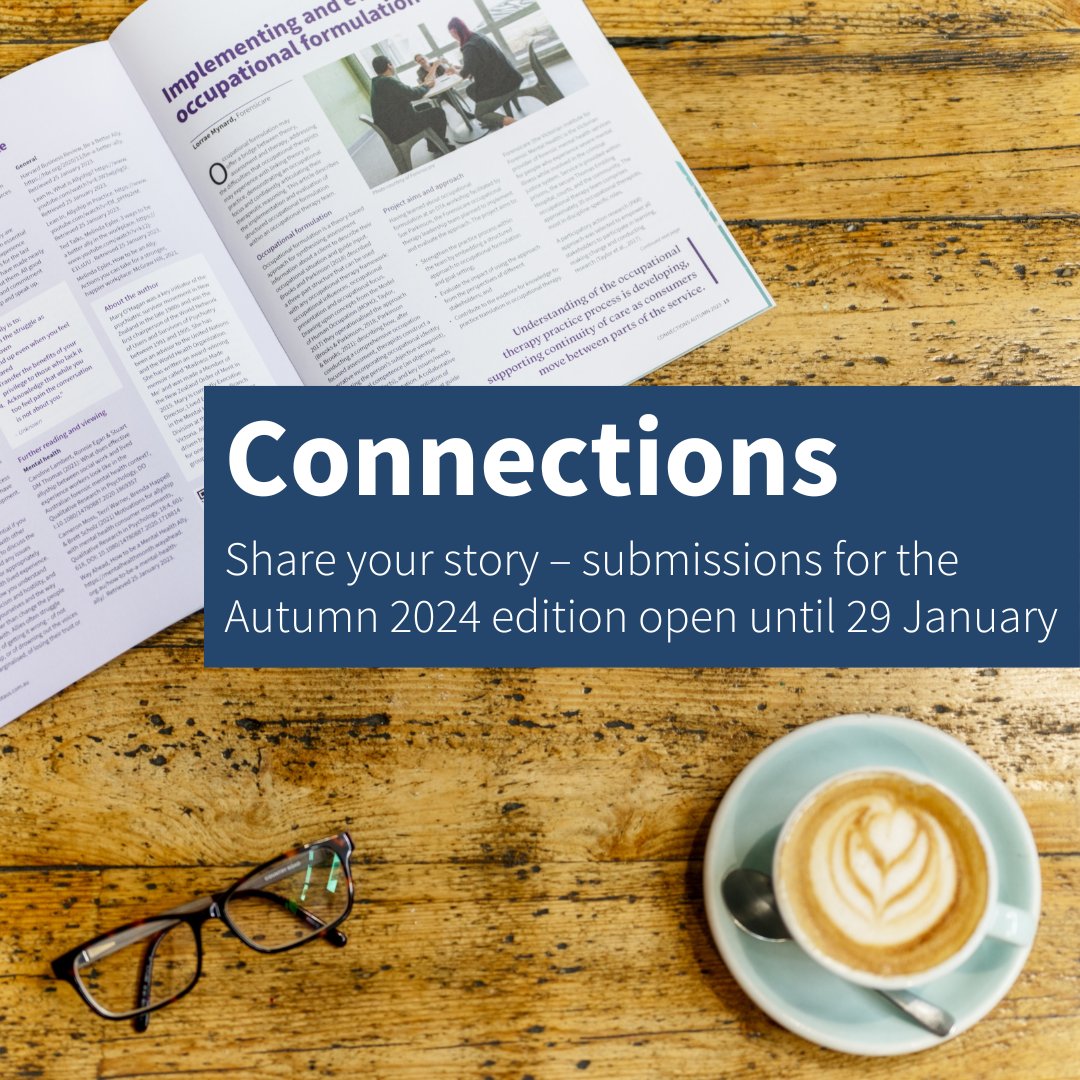 Interested in writing for OTA's Connections magazine? The deadline for submissions for the Autumn 2024 edition is Monday 29 January. More information: otaus.com.au/blog/connectio…