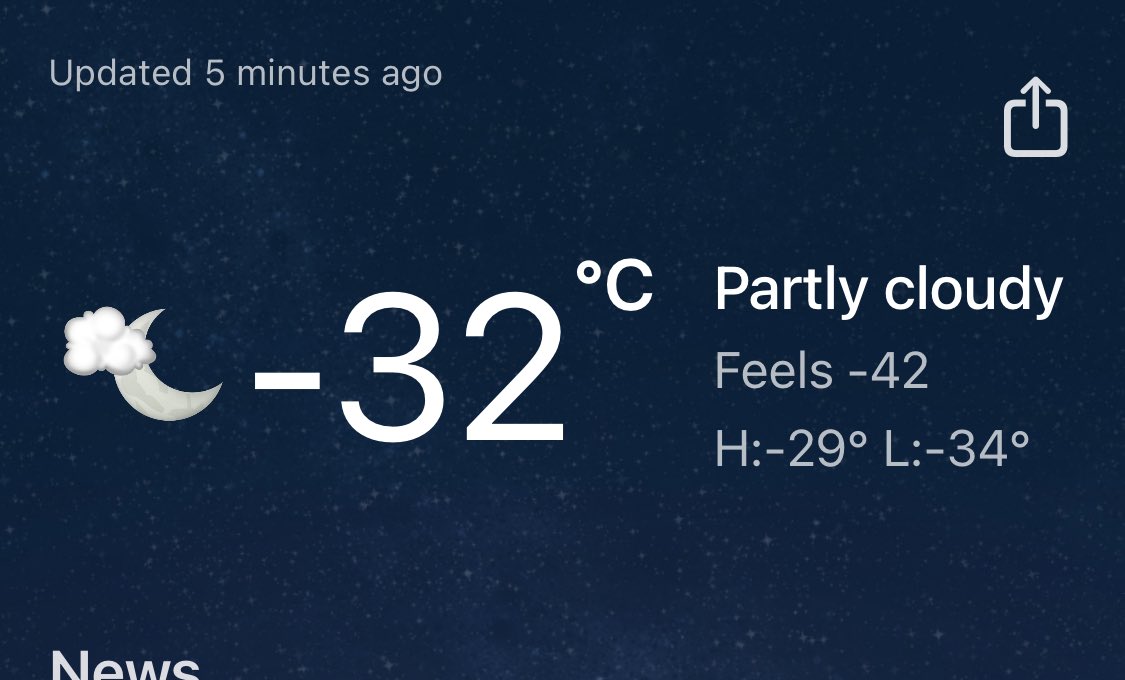 Power has been out for 30 min so far…