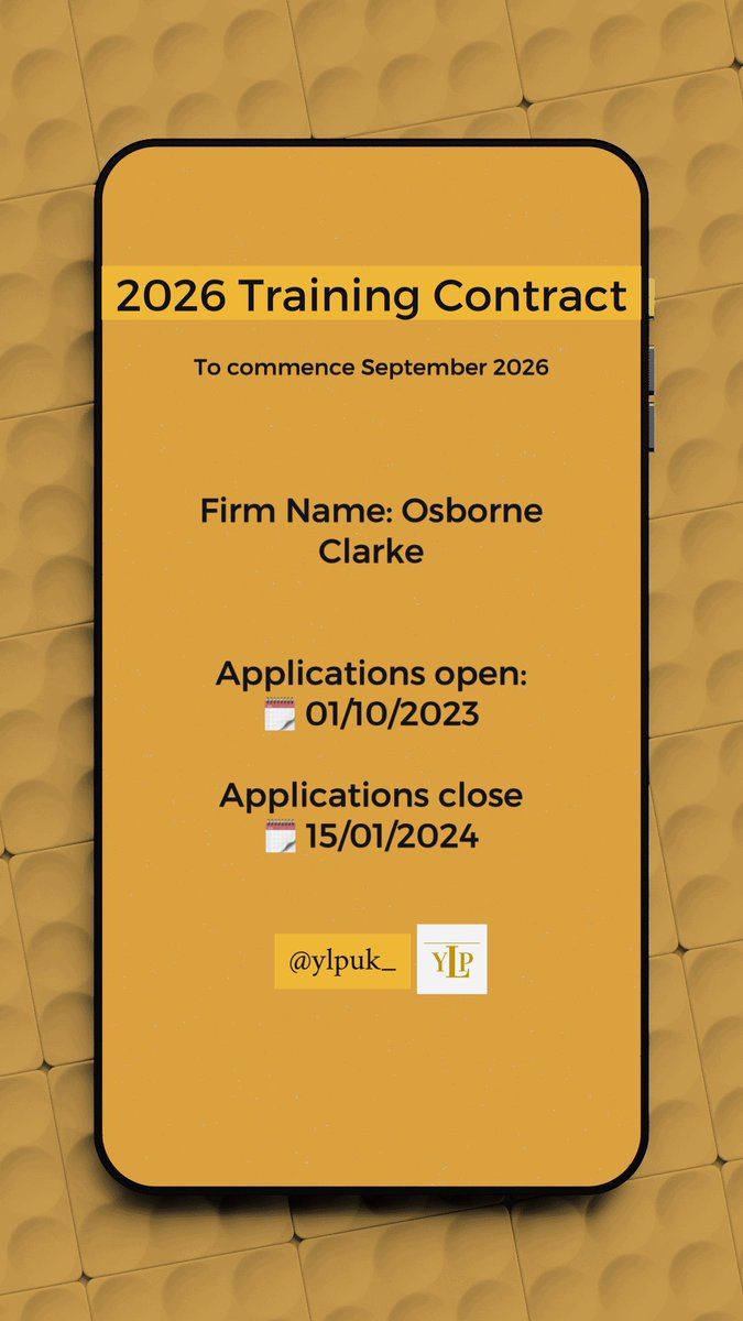ylpuk_'s tweet photo. PART 2

📣Different Opportunities for our Aspiring Solicitors. Apply!! Swipe left to see more!!

#solicitor #aspiringsolicitor #apprenteship #vacshemes #vacationschemes #trainingcontracts #trainingcontract #lpc #sqe #law #lawyer #legal #attorney #lawfirm https://t.co/AMBw6x5LQI