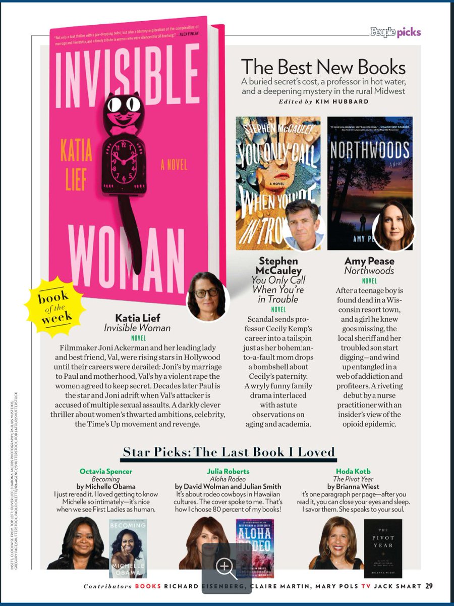 KatiaLief's tweet photo. Oh and this. People Magazine Book of the Week, baby! https://t.co/PV2CxnPCuY