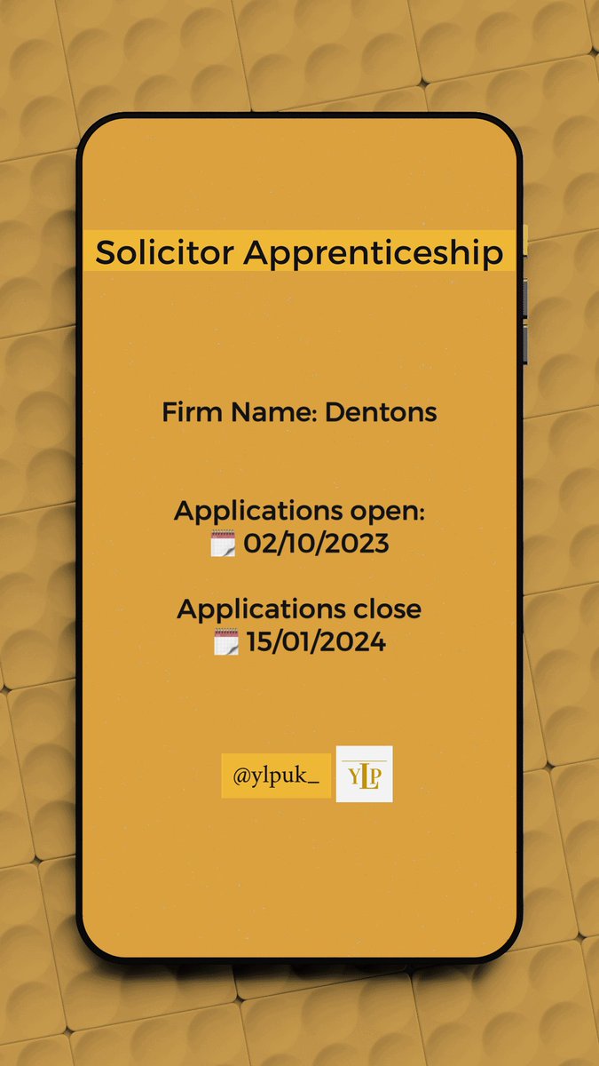 ylpuk_'s tweet photo. PART 1

📣Different Opportunities for our Aspiring Solicitors. Apply!! Swipe left to see more!!

#solicitor #aspiringsolicitor #apprenteship #vacshemes #vacationschemes #trainingcontracts #trainingcontract #lpc #sqe #law #lawyer #legal #attorney #lawfirm https://t.co/39bEwgwh7M