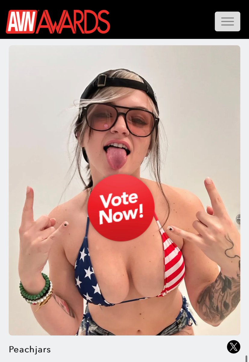 Casually got nominated for Supreme Solo Content Creator AVN award.🥲

Please vote for me I’ll be a happy lady
