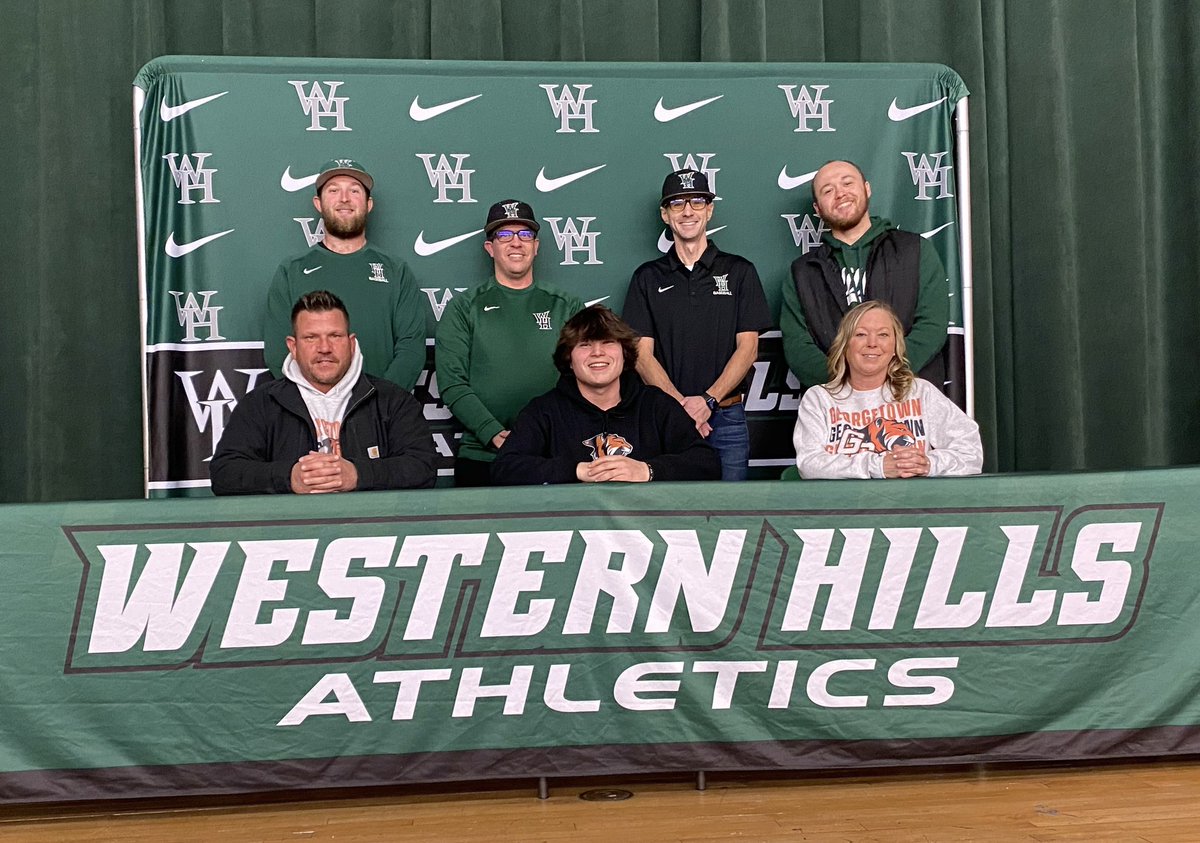 Hillsbaseball_'s tweet photo. Congratulations to Cole Brown on his signing with @GeorgetownBaseb to further his academics and baseball career. https://t.co/zA520L1Uah
