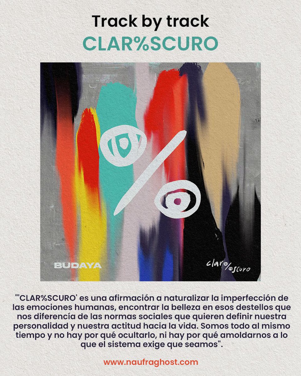 artsandcraftsmx's tweet photo. Conoce más sobre 'CLAR%SCURO', el más reciente álbum de @budaya_music en este #trackxtrack que armaron para @naufraghost 👇 https://t.co/0lZzN6HDWG https://t.co/uwXaOD3PKj